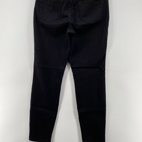 Reitmans R Jeans Womens Size 33 Black Denim 5 Pocket Slim Ankle Fit Stretch - Picture 7 of 13